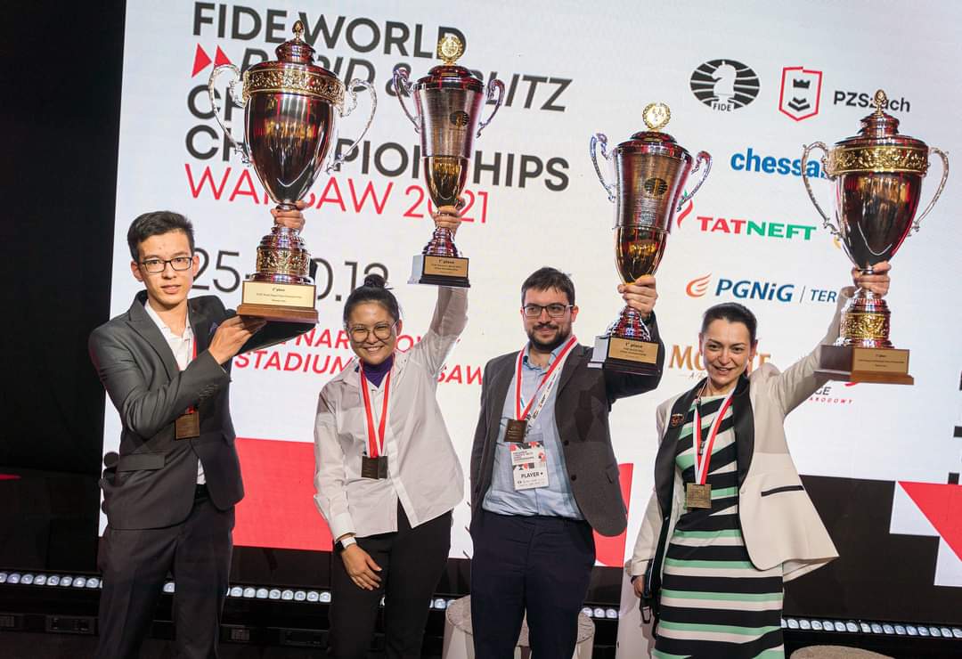 Maxime Vachier-Lagrave And Bibisara Assaubayeva Wins World Blitz Chess Championship 2021