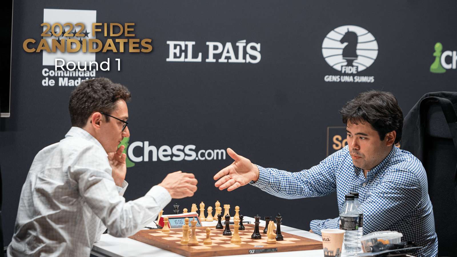 Big Wins For Ian Nepomniachtchi And Fabiano Caruana In The Round 1 of The FIDE Candidates Tournament 2022